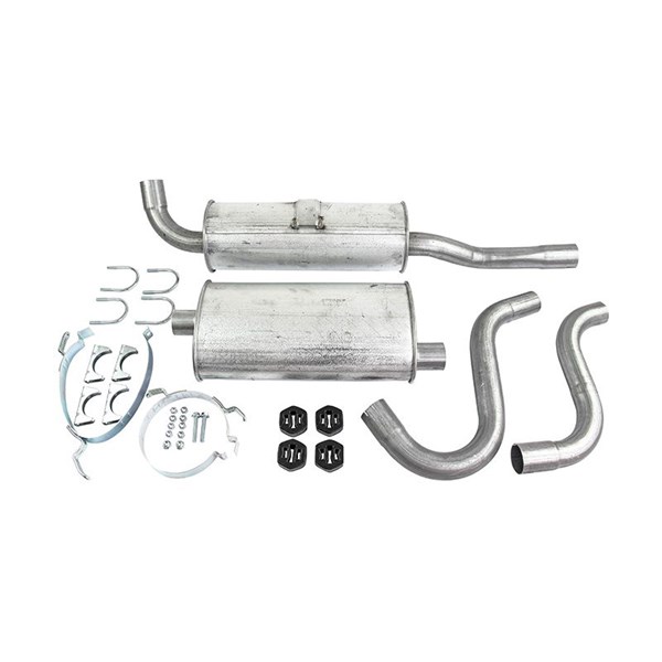 Eksosanlegg, halvsett