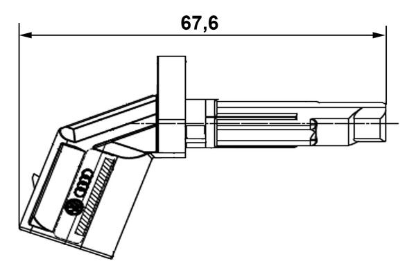 ABS Sensor, Framaksel høyre, Framaksel venstre, Høyre bakaksel, V BOSCH