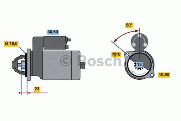 Starter 12V BOSCH BOSCH