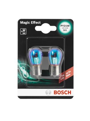 Pære BOSCH Magic Effect BL PY21W BAU15s, Foran BOSCH