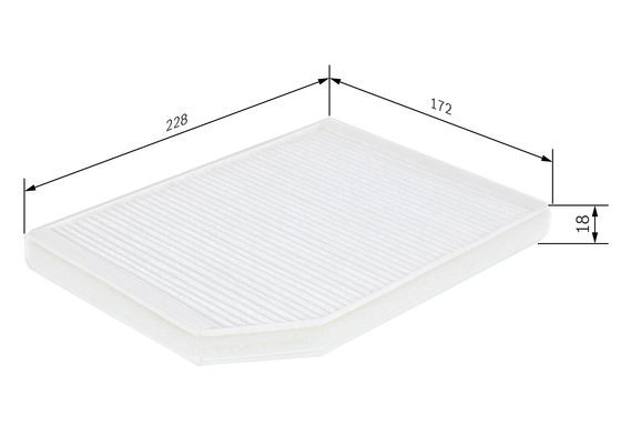 Støvfilter Bosch 1 987 432 027 BOSCH