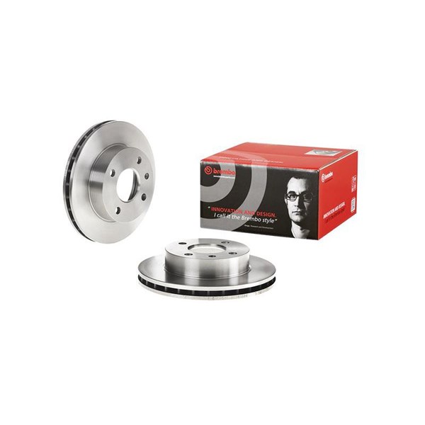 Bremseskive Innvendig ventilert, Framaksel BREMBO BREMBO