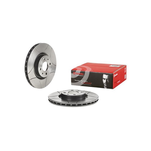 Bremseskive Innvendig ventilert, Framaksel BREMBO Brembo max line BREMBO