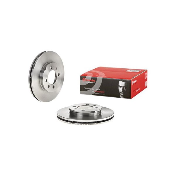 Bremseskive Innvendig ventilert, Framaksel BREMBO BREMBO