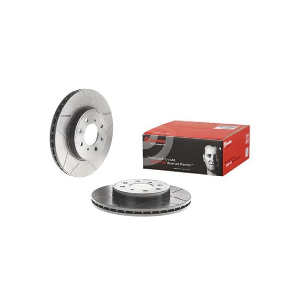 Bremseskive Innvendig ventilert, Framaksel BREMBO Brembo max line BREMBO