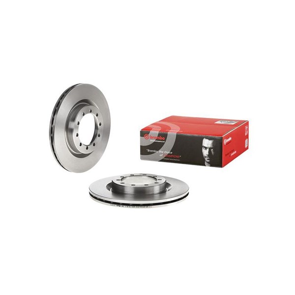 Bremseskive Innvendig ventilert, Framaksel BREMBO BREMBO