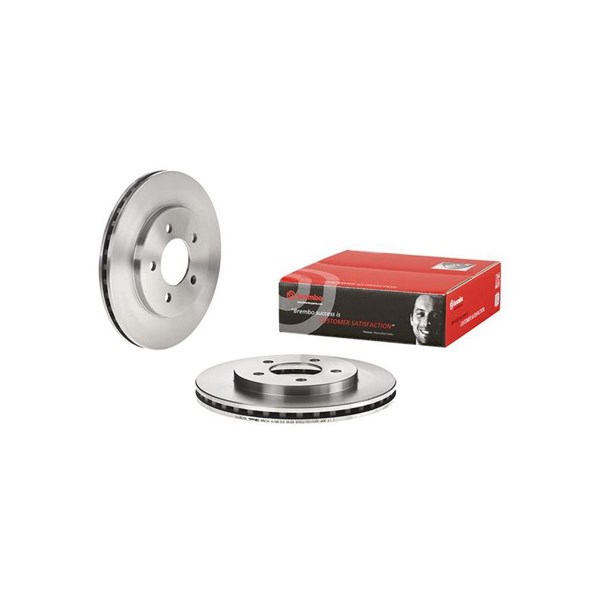 Bremseskive Innvendig ventilert, Framaksel BREMBO BREMBO