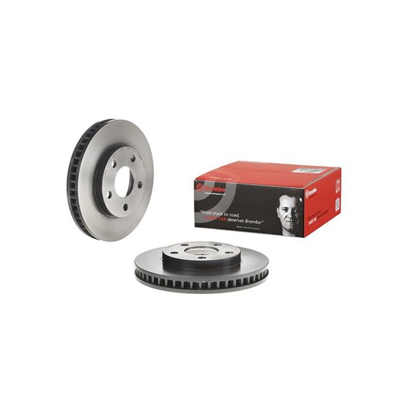 Bremseskive Innvendig ventilert, Framaksel BREMBO BREMBO
