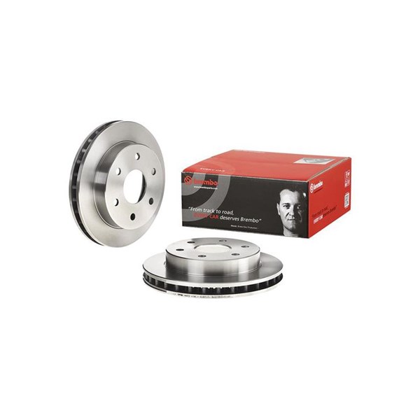 Bremseskive Innvendig ventilert, Framaksel BREMBO BREMBO