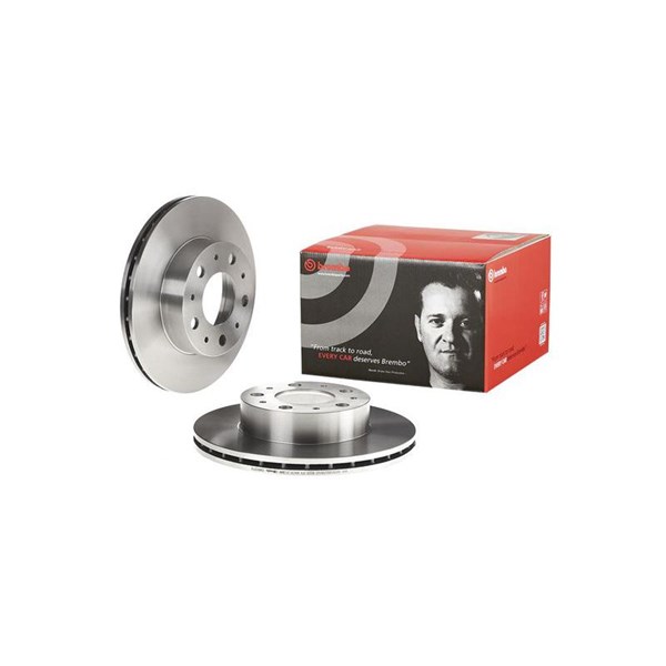 Bremseskive Innvendig ventilert, Framaksel BREMBO BREMBO