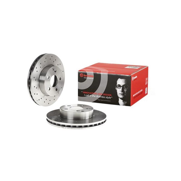 Bremseskive Innvendig ventilert, Bakaksel BREMBO BREMBO