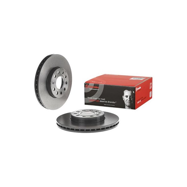 Bremseskive Innvendig ventilert, Framaksel BREMBO BREMBO