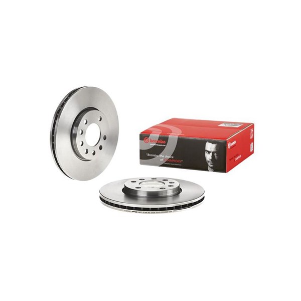 Bremseskive Innvendig ventilert, Framaksel BREMBO BREMBO
