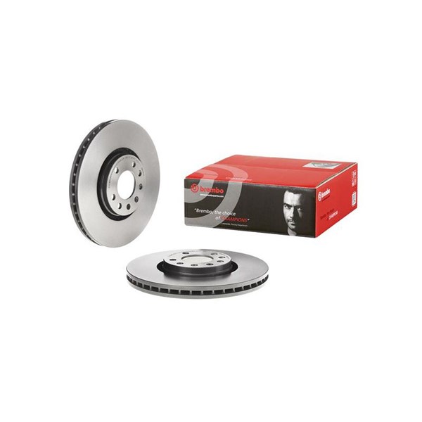 Bremseskive Innvendig ventilert, Framaksel BREMBO BREMBO