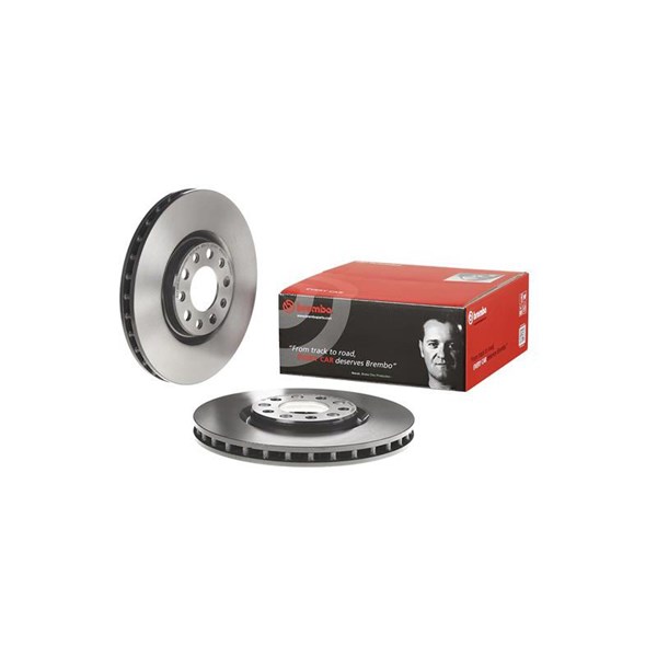 Bremseskive Innvendig ventilert, Framaksel BREMBO BREMBO