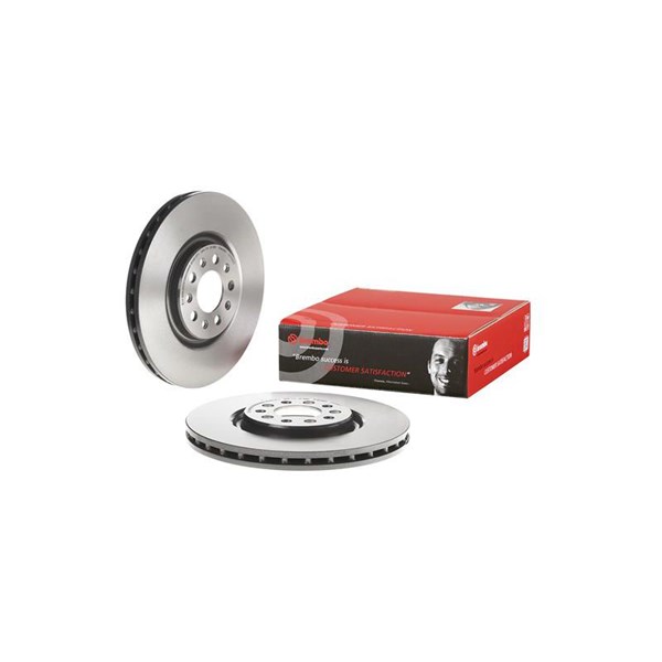 Bremseskive Innvendig ventilert, Framaksel BREMBO BREMBO