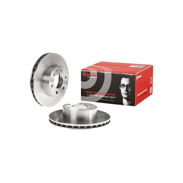 Bremseskive Innvendig ventilert, Framaksel BREMBO BREMBO