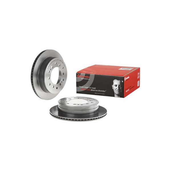 Bremseskive Innvendig ventilert, Bakaksel BREMBO Coated disc line BREMBO