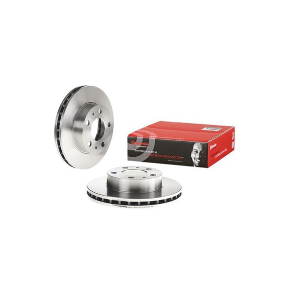 Bremseskive Innvendig ventilert, Framaksel BREMBO BREMBO