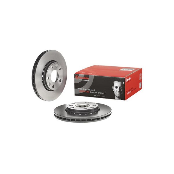 Bremseskive Innvendig ventilert, Framaksel BREMBO BREMBO