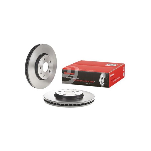 Bremseskive Innvendig ventilert, Framaksel BREMBO BREMBO
