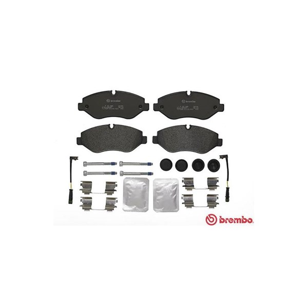 Bremseklosser sett, Framaksel, Bakaksel BREMBO BREMBO