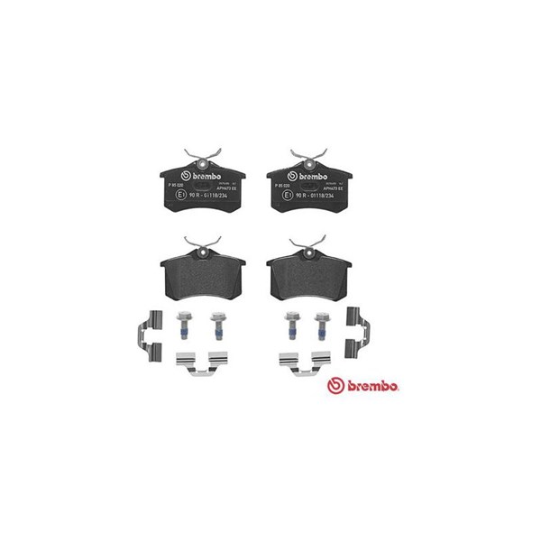 Bremseklosser sett, Bakaksel BREMBO