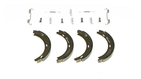 Bremseskosett, parkeringsbrems, Bakaksel BREMBO BREMBO