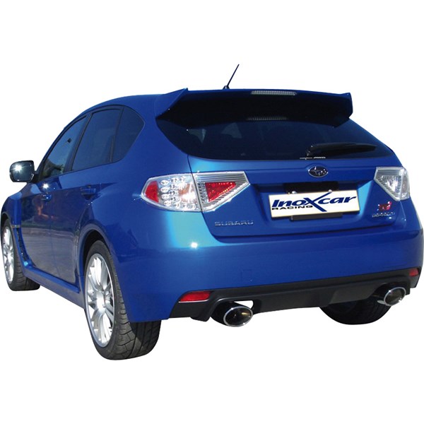 Bakre lyddemper Subaru Impreza WRX STi 2010– duplex og l+r INOXCA InoxCar