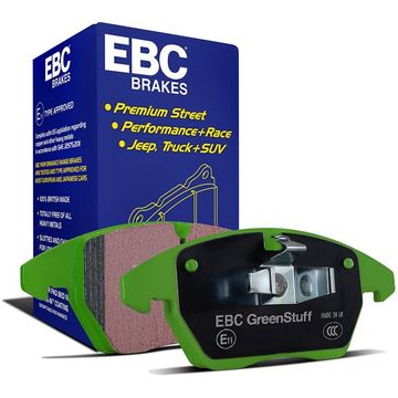 Bremseklosser GREENSTUFF, Framaksel EBC BRAKES EBC Brakes
