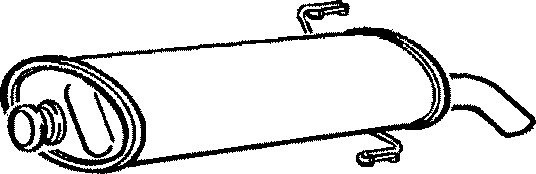 sluttlyddemper, Bak - peugeot 306 halvkombi - OE 1726-94, 1726-E0