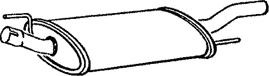 sluttlyddemper, Bak - vw golf iii, golf cabriolet iii, golf cabriolet iv, golf van iii - OE 1H6253609A, 1H6253609G, 1H6253609P