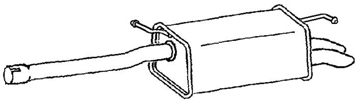 sluttlyddemper, Bak - vw caddy minibus, minivan iii, caddy skåp/stor limousine iii - OE 2K0253609C, 2K0253609F, 2K0253609N