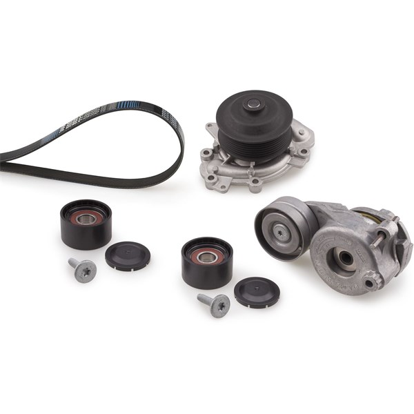 Vannpumpe + kileremsett GATES Micro-vâ® kit Gates