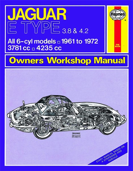 Haynes Reparasjonshåndbok, Jaguar E Type, Universal Haynes 0140 - 174766 - OE 0140