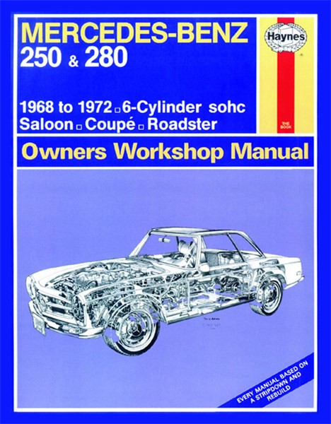 Haynes Reparasjonshåndbok, Mercedes-benz 250 & 280 Haynes 0346 - 174788 - OE 0346