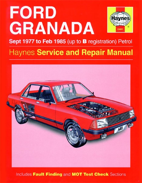 Haynes Reparasjonshåndbok, Ford Granada Petrol Haynes