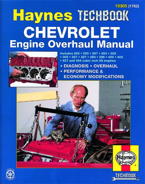 Haynes Reparasjonshåndbok, Chevrolet Engine Overhaul Manual - 67492 - OE 10305
