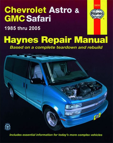 Chevrolet Astro and GMC Safari (1985-2005) Haynes Repair Manual (USA)