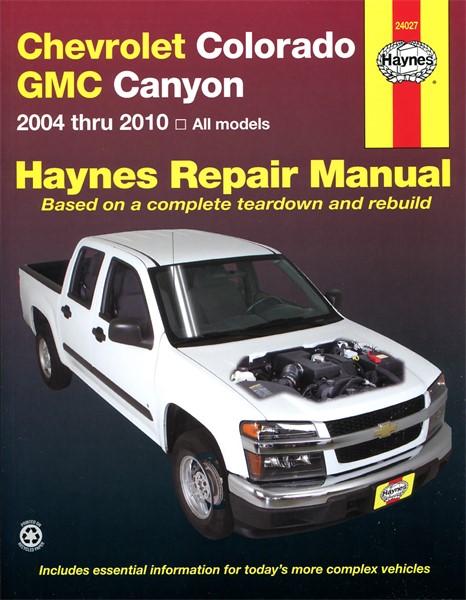 Haynes Reparasjonshåndbok, Chevrolet Colorado & Gmc Canyon - 174869 - OE 24027