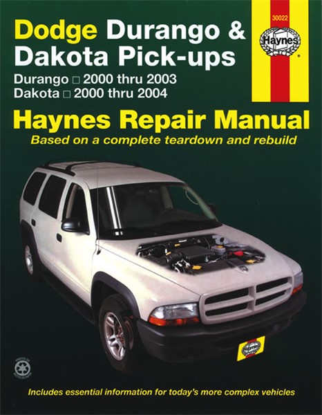 Haynes Reparasjonshåndbok, Dodge Durango & Dakota Pick-ups HAYNES Haynes