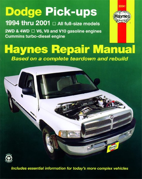Haynes Reparasjonshåndbok, Dodge Pick-ups HAYNES Haynes
