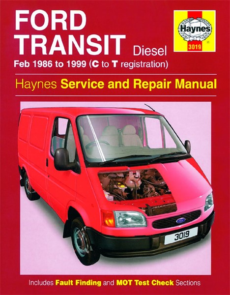 Haynes Reparasjonshåndbok, Ford Transit Diesel Haynes 3019 - 174919 - OE 3019