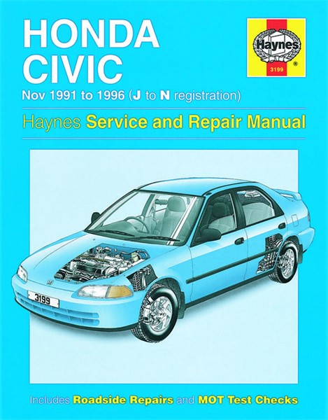 Haynes Reparasjonshåndbok, Honda Civic HAYNES Haynes