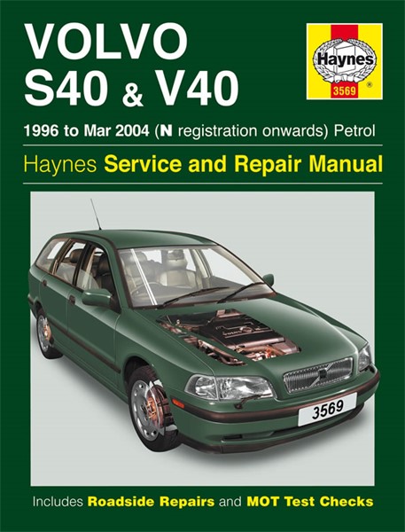Haynes Reparasjonshåndbok, Volvo S40 & V40 Petrol HAYNES Haynes
