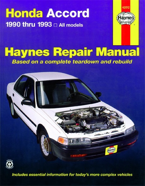 Haynes Reparasjonshåndbok, Honda Accord HAYNES Haynes