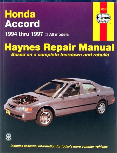 Haynes Reparasjonshåndbok, Honda Accord HAYNES Haynes