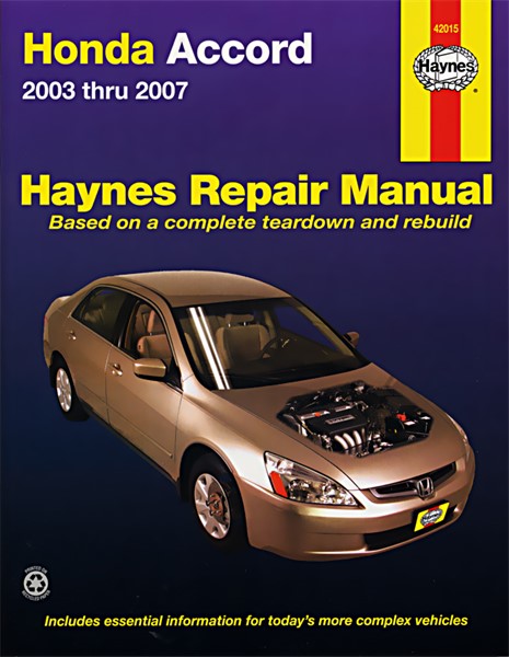 Haynes Reparasjonshåndbok, Honda Accord HAYNES Haynes