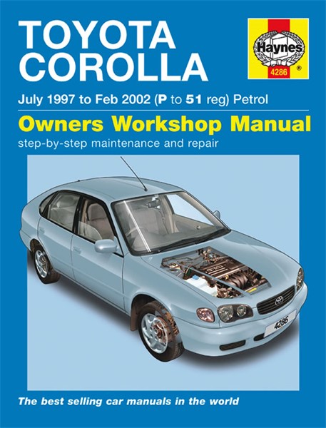 Haynes Reparasjonshåndbok, Toyota Corolla Petrol HAYNES Haynes