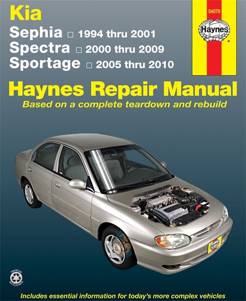Haynes Reparasjonshåndbok, Kia Sephia, Spectra & Sportage Haynes